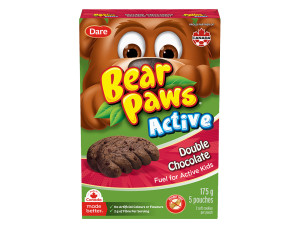 Package for Bear Paws Active Double Chocolate