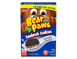 Package for Bear Paws Sandwich Cookies Chocolate