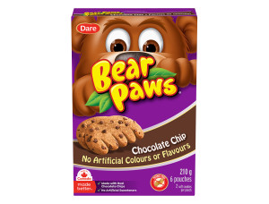 Package for Bear Paws Chocolate Chip Cookies