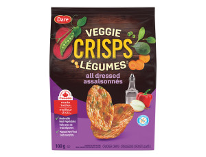 Package for Dare Veggie Crisps All Dressed