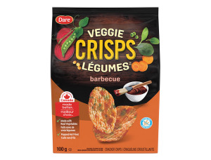 Package for Dare Veggie Crisps Barbecue