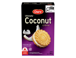 Package for Dare Ultimate Coconut Crème Cookies