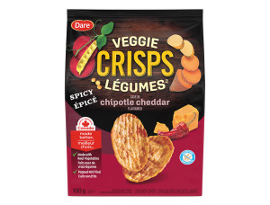 Package for Dare Veggie Crisps Spicy Chipotle Cheddar