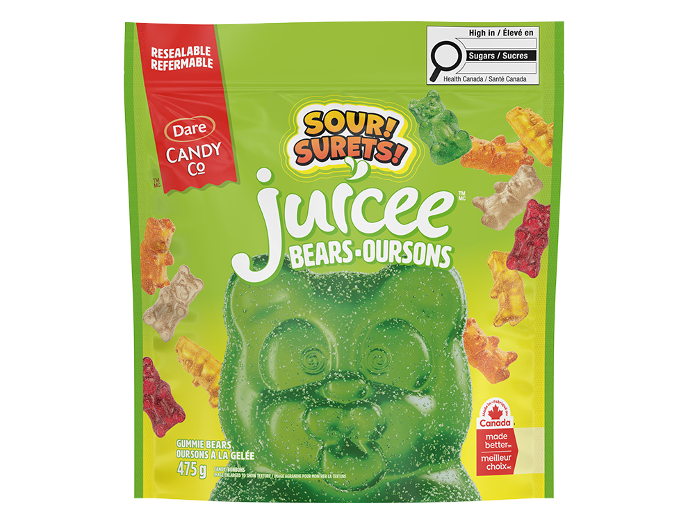 Package for Dare JUICEE Sour Bears