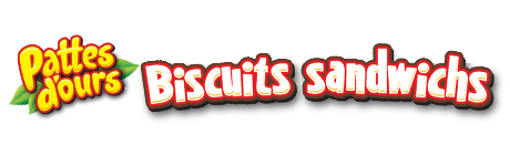 Biscuits sandwichs Pattes d’ours