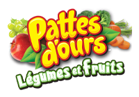 Biscuits Pattes d’ours Légumes et fruits
